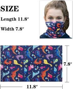 img 2 attached to Printed Reusable Washable Bandanas Fashion Girls' Accessories : Fashion Scarves