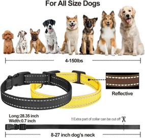 img 1 attached to 🐶 Paipaitek Shock Collar Replacement: 3/4 Dog Collar Strap Fitting Most Training & Bark Collars - 2 Pack