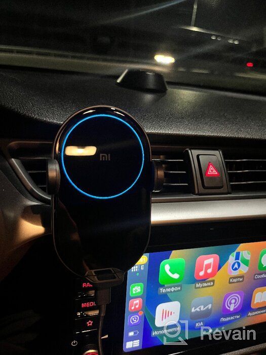 img 1 attached to Xiaomi Wireless Car Charger 20W Black Wireless Charger Holder review by Taufik Thana ᠌