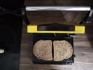 img 1 attached to Sandwich maker Kitfort KT-1609 Panini Maker, red review by Barbara Przetacka ᠌
