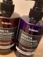 img 1 attached to Argan Oil And White Musk Moisturizing Shampoo For Dry And Damaged Hair - Sulfate And Paraben Free, 2 Bottles X 16.9 Oz By Kundal review by John Anaya