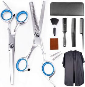 img 4 attached to Upgrade Your Haircutting Game With OCATO'S 11-Piece Professional Scissors Set: Perfect For Barber Salons Or Home Use For Women And Men Alike!
