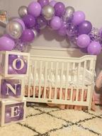 картинка 1 прикреплена к отзыву Rainbow Unicorn Theme First Birthday Decorations - Clear Cube Blocks With 'ONE' Letters, Cake Smash Props, And 24 Balloons For 1 Year Old Party And Photoshoots от Mike Calderon