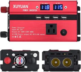 img 4 attached to 🔌 DEALPEAK 3000W/4000W/5000W Car Power Inverter: Efficient DC 12V to AC 110V/220V Sine Wave Converter with Digital Display & 4 USB Ports (Style: 110v/3000W)