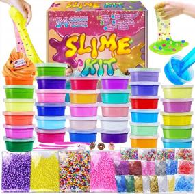 img 3 attached to Проявите творческий подход с нашим набором слизи «Сделай сам» — Jumbo Slime Party Favors для мальчиков и девочек в возрасте от 6 до 12 лет!