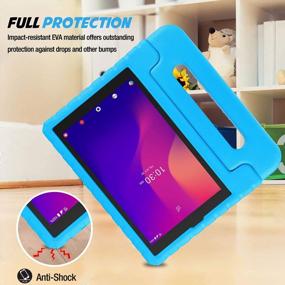 img 2 attached to Kids Case For Alcatel Joy Tab 2 8" 2020 (9032Z) - Shockproof Convertible Handle Stand Cover