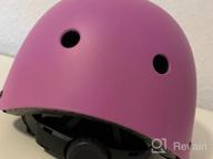 img 1 attached to Adjustable Toddler To Youth Helmet And Protective Gear Set With Knee, Elbow, And Wrist Guards For Skateboarding, Cycling, Skating, Scootering, And Roller Skating (2-8 Years) review by Anil Campbell