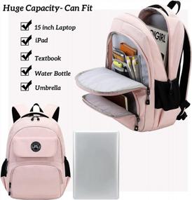 img 1 attached to Рюкзак Mygreen для девочек, детская школьная сумка, женская сумка для книг, женский повседневный рюкзак