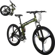 obk g4/g6 26" full suspension folding mountain bike 21 speed bicycle men or women mtb foldable frame logo