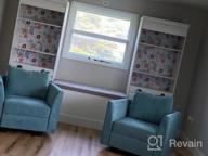 img 1 attached to Modular 3 Seater Convertible Sofa With Storage Seats For Small Spaces In Stylish Aqua Blue By HONBAY review by James Cash