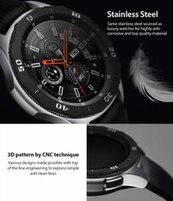img 2 attached to Protect Your Galaxy Watch With Ringke Bezel Styling - Stainless Steel Anti-Scratch Cover