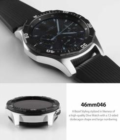 img 1 attached to Protect Your Galaxy Watch With Ringke Bezel Styling - Stainless Steel Anti-Scratch Cover