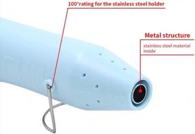 img 2 attached to Mofa Resin Heat Gun,6.6Ft Cable 300W Hot Air Gun For Crafting,Acrylic Paint Dryer Multi-Purpose Electric Heating Nozzle (Light Blue)