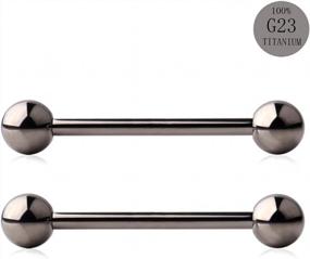 img 3 attached to Stylish And High-Quality Titanium Nipple Shield Barbell Ring For Body Piercing - Available In Multiple Sizes And Quantity