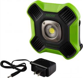 img 4 attached to Arcan 3000 Lm Mega Rechargeable Multi-Purpose Flood Light With USB Port (ALMEGAFL)