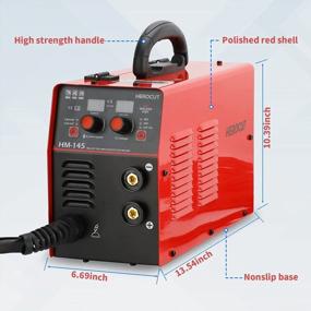 img 1 attached to 145Amps Mig Welder - 110V Gasless Flux Wire Core Welding Machine For MMA/Lift TIG & Mig