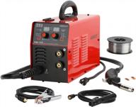 145amps mig welder - 110v gasless flux wire core welding machine for mma/lift tig & mig logo