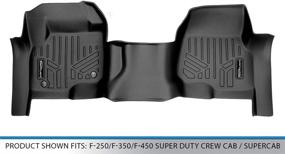 img 1 attached to SMARTLINER Floor Liner 2017 2018 SuperCab Interior Accessories