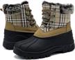 waterproof winter combat duck boots for women with ankle support - ideal for snow, rain and outdoor adventures logo