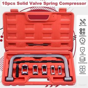 img 2 attached to 🛠️ Hilitchi Auto Valve Spring Compressor and Valve Grinding Lapping Stick Service Set: Ultimate Tool Kit for Motorcycle, ATV, Car, Small Engine Vehicle Equipment