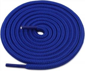 img 2 attached to 3/16" Thick Round Boot Shoe Laces - 20 Colors, 4 Lengths For Athletic Shoes