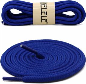 img 3 attached to 3/16" Thick Round Boot Shoe Laces - 20 Colors, 4 Lengths For Athletic Shoes
