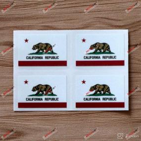 img 4 attached to 3S MOTORLINE California Sticker Republic Exterior Accessories for Bumper Stickers, Decals & Magnets