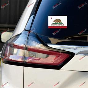 img 3 attached to 3S MOTORLINE California Sticker Republic Exterior Accessories for Bumper Stickers, Decals & Magnets