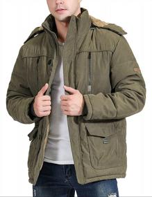 img 1 attached to Tanming Men'S Winter Coat Ski Snowboard Jacket Hooded Parkas Thicken Warm Mountain