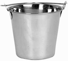 img 1 attached to 13 Qt. Heavy-Duty Stainless Steel Water Bucket - Versatile Ice & Utility Bucket