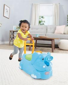 img 2 attached to 🐘 Little Tikes Scoot Around Elephant Ride-On: Fun Animal Adventure for Kids