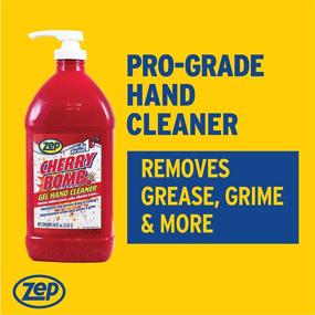 img 2 attached to 🍒 Zep Cherry Bomb Industrial Pumice Hand Cleaner - 48 oz x 4 (Case) - Heavy Duty Hand Cleaner and Degreaser - Available Nationwide!