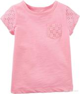 carters baby girls lace pocket apparel & accessories baby girls logo