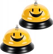 mroco call bell service: metal anti-rust construction, 2 pack for hotels, schools & reception areas logo