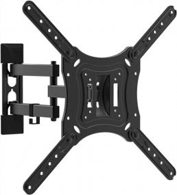 img 4 attached to TV Wall Mount Bracket: CHARMOUNT Full Motion Swivel & Tilt For 26-55 Inch TVs, Up To 88 Lbs VESA 400X400Mm