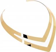 заявите о себе с золотыми/серебряными ожерельями-чокерами jerollin's для женщин логотип