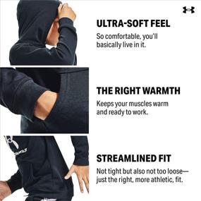 img 2 attached to 👕 Medium Boys' Clothing - Under Armour Rival Hoodie available at Active