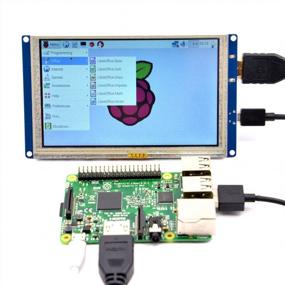 img 3 attached to 🖥️ GeeekPi HD Raspberry Monitor with Resistive Touch Interface: Boost Performance and Functionality