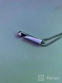 img 6 attached to Keep Memories Close: Элегантный комплект ожерелья MILACOLATO'S из двух частей с подвеской в ​​виде урны для кремации