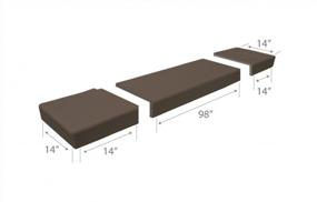 img 2 attached to USA-Made Brown Extra Long 126" X 14" Soft Seat Hearth Pad By KidKusion - Protect Your Family In Style!