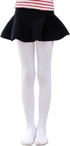 img 4 attached to DCOIKO Leggings Elastic Trousers White Thin Girls' Clothing - Leggings