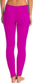 img 1 attached to Stretchy Yoga Leggings In Vibrant Colors - Available In XS To XL Sizes
