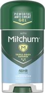 🌿 unscented mitchum clear antiperspirant deodorant logo