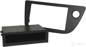img 1 attached to Scosche AA1568B Double DIN & DIN+Pocket Dash Kit Black Compatible with 2002-06 Acura RSX
