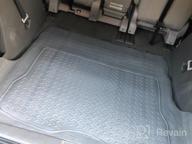 img 1 attached to Heavy Duty Rubber Cargo Liner Floor Mat For All Seasons - COPAP Weathershield Trim-To-Fit With Beige Finish review by George Halbohm