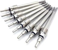 🔌 ensun 8 pcs diesel glow plugs 2004-2010 replacement for e350 e450 f250 f350 f450 f550 super duty excursion truck 6.0l powerstroke 4c3z-12a342-aa, zd-13 логотип