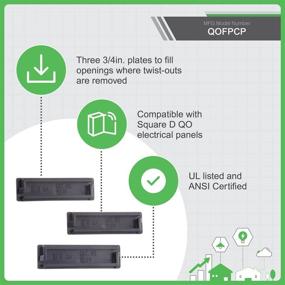 img 2 attached to 🔌 Enhance Circuit Breaker Flexibility with Square D QOFPCP Qo Filler Plates