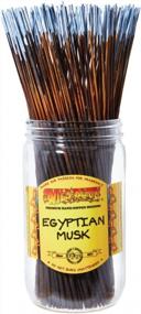 img 4 attached to WILDBERRY Egyptian Musk Incense Sticks - Pack of 100