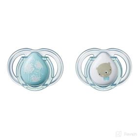 img 2 attached to 🍼 Tommee Tippee Newborn Pacifiers: Symmetrical Design, BPA-Free Binkies for Babies 0-2 Months - 2 Pack (Colors and Designs May Vary)