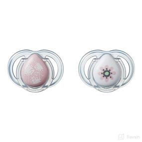 img 3 attached to 🍼 Tommee Tippee Newborn Pacifiers: Symmetrical Design, BPA-Free Binkies for Babies 0-2 Months - 2 Pack (Colors and Designs May Vary)